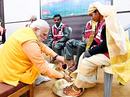 प्रधानमंत्री ने जिनके पैर धोए, उनमें छत्तीसगढ़ के कोरबा की ज्योति भी
