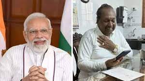 भाजपा के वरिष्ठ नेता के.एस. ईश्वरप्पा,प्रधानमंत्री नरेंद्र मोदी ने किया फोन