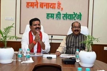 उप मुख्यमंत्री अरुण साव और विजय शर्मा ने बस्तर ओलंपिक की तैयारियों की समीक्षा की