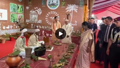 राष्ट्रपति द्रौपदी मुर्मू ने बस्तर पंडुम 2026 का किया शुभारंभ