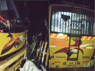 मुख्यमंत्री कन्या विवाह योजना में बड़ा हादसा, 108 दूल्हा-दुल्हन सहित 120 से अधिक यात्री घायल