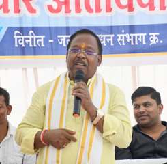 ’कृषि मंत्री रामविचार नेताम ने किया काशीसोत व्यपवर्तन योजना नहर विस्तार कार्य का भूमिपूजन’