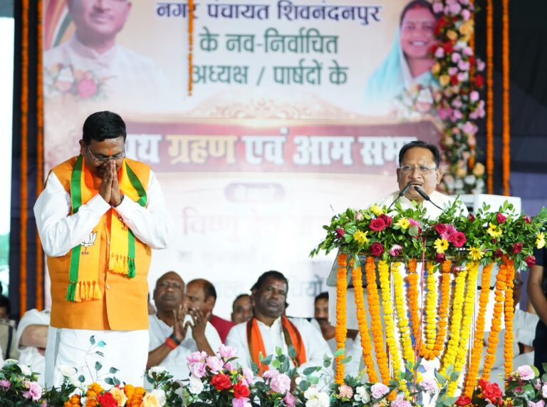मूलभूत सुविधाओं को बेहतर बनाने के लिए समर्पित भाव से कार्य करें जनप्रतिनिधि – मुख्यमंत्री विष्णु देव साय