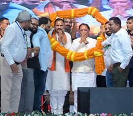 एनएचएम कर्मचारी संघ के प्रदेश स्तरीय महासम्मेलन में शामिल हुए मुख्यमंत्री विष्णु देव साय