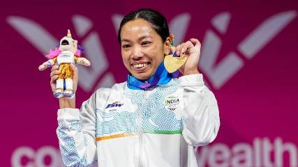 राष्ट्रमंडल खेल 2026 में स्वर्ण पदक विजेता मीराबाई चानू को वित्त मंत्री ओपी चौधरी ने दी बधाई