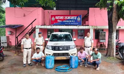 रात के अंधेरे में ट्रकों से डीजल उड़ाने वाले गिरोह का पर्दाफाश, रायगढ़ पुलिस ने तीन आरोपियों को दबोचा