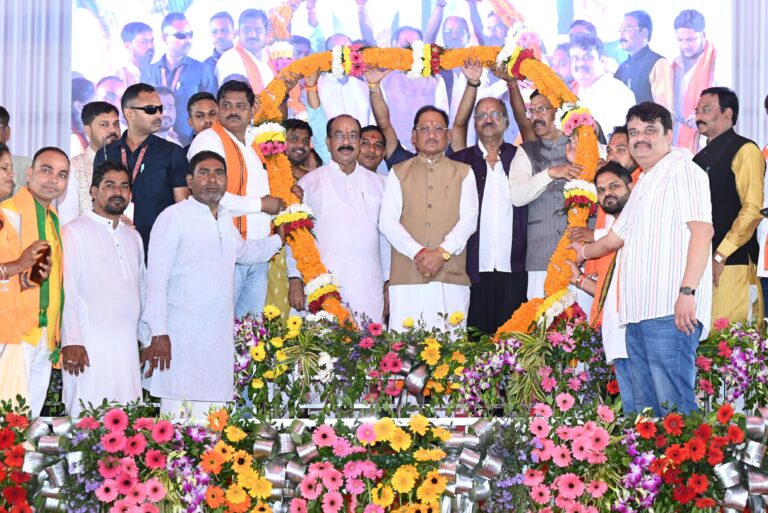 विकसित छत्तीसगढ़ के निर्माण में अब कोई बाधा नहीं, विकास की गति होगी और तेज – मुख्यमंत्री विष्णु देव साय