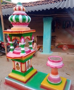 सीमेंट के हुनर से रुकमणी ने गढ़ी आत्मनिर्भरता की कहानी