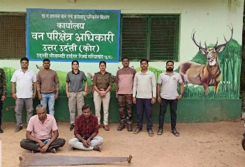 ‘पुष्पा’ स्टाइल तस्करी का वन विभाग ने किया पर्दाफाश, अंतरराज्यीय गिरोह के 3 आरोपी गिरफ्तार, 3 फरार