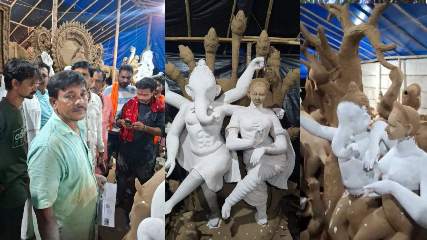गणेश प्रतिमाओं के मूल स्वरूप से छेड़छाड़ पर संत समाज नाराज, कार्रवाई नहीं हुई तो सड़क पर उतरने की चेतावनी