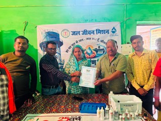 सेवा संकल्प अभियान के तहत ग्राम पथर्रा में जaल अर्पण दिवस एवं जल चौपाल