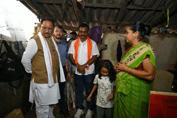 बाढ़ प्रभावित परिवारों के साथ पूरी संवेदनशीलता से खड़ी है सरकार : मुख्यमंत्री विष्णु देव साय