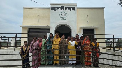 महतारी सदन से महिला स्व-सहायता समूहों को मिली सुरक्षित एवं सुविधाजनक बैठक की व्यवस्था