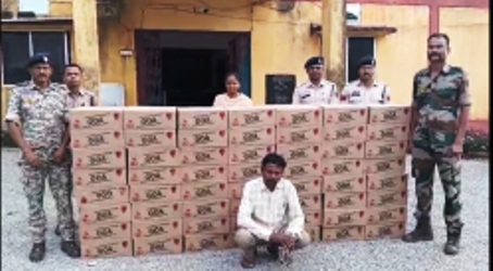 बस्तर में अवैध शराब की बड़ी खेप जब्त, 75 पेटियों में मिलीं गोवा व्हिस्की की 3,750 बोतलें